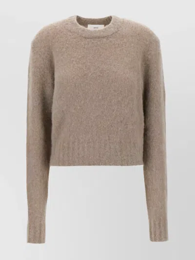 Ami Alexandre Mattiussi Stretch Alpaca Blend Sweater In 281