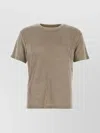 Ami Alexandre Mattiussi Khaki Stretch Polyester T-shirt