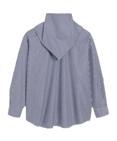 Ami Alexandre Mattiussi Striped Shirt In Black