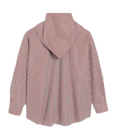 Ami Alexandre Mattiussi Striped Shirt In Pink