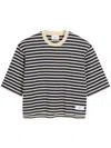 Ami Alexandre Mattiussi Ami Paris Striped T-shirt In Blue