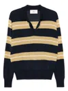 Ami Alexandre Mattiussi Ami Paris Polo Raye In Blue