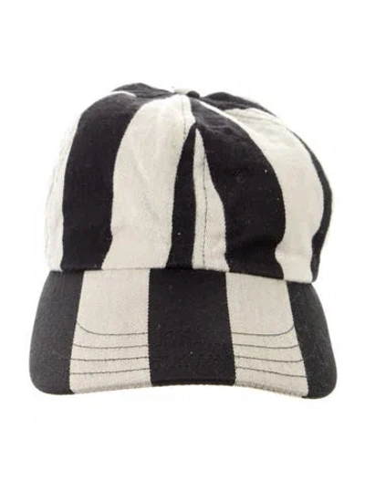 Pre-owned Ami Alexandre Mattiussi Striped Wool Baseball Cap In Multi