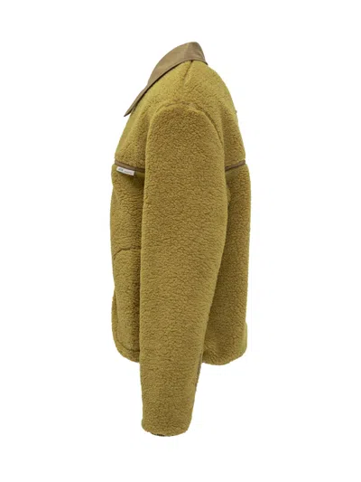 Ami Alexandre Mattiussi Stylish Jacket With Collar In Vert Lichen
