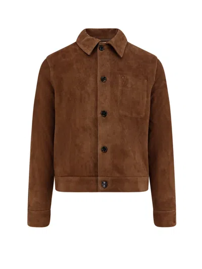 AMI ALEXANDRE MATTIUSSI SUEDE JACKET