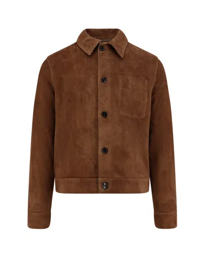 AMI ALEXANDRE MATTIUSSI SUEDE JACKET