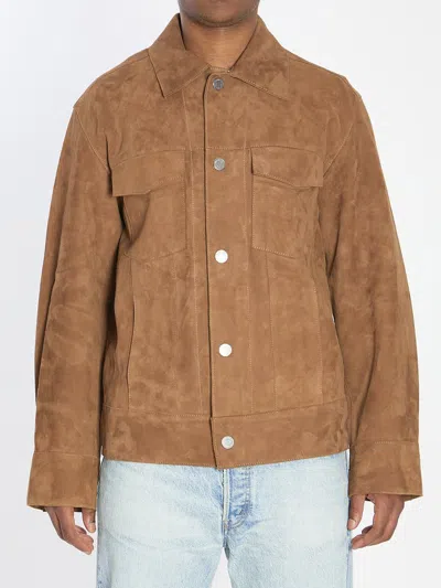 AMI ALEXANDRE MATTIUSSI SUEDE JACKET
