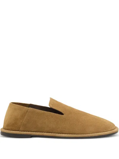 Ami Alexandre Mattiussi Suede Loafers In Multi