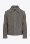 Ami Alexandre Mattiussi Ami Paris Jacket In Gray