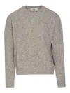 Ami Alexandre Mattiussi Ami Sweater In Neutral