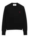 Ami Alexandre Mattiussi Ami Paris Jersey With Logo In Black