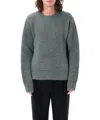Ami Alexandre Mattiussi Ami Paris Chunky Knitted Crewneck Jumper