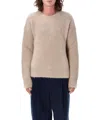 Ami Alexandre Mattiussi Ami Paris Chunky Hair Mohair Sweater