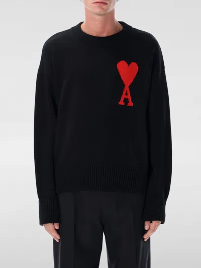 Ami Alexandre Mattiussi Sweater Ami Paris Men Color Black