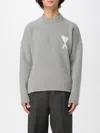 Ami Alexandre Mattiussi Sweater Ami Paris Men Color Grey In Gray