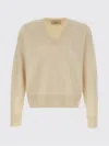 Ami Alexandre Mattiussi Sweater Ami Paris Woman Color Beige In Neutral