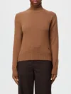Ami Alexandre Mattiussi Sweater Ami Paris Woman Color Hazel In Brown