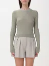 Ami Alexandre Mattiussi Sweater Ami Paris Woman Color Sage In Sage