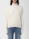 Ami Alexandre Mattiussi Ivory Ami De Coeur Turtleneck Sweater In White
