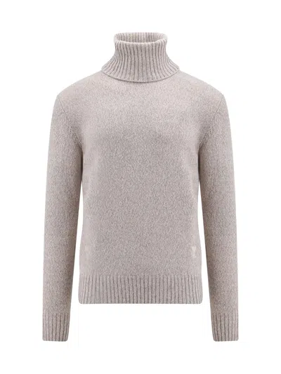 Ami Alexandre Mattiussi Sweater In Beige