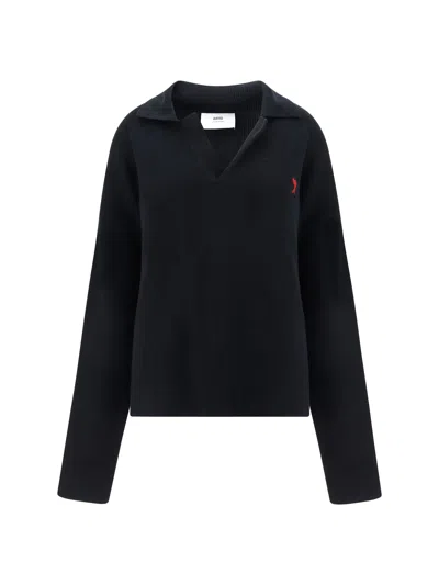 Ami Alexandre Mattiussi Sweater In Black