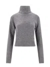 Ami Alexandre Mattiussi Ami Paris Slim Tonal Adc Sweater Clothing In Grey