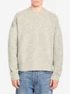 Ami Alexandre Mattiussi Ami Paris Men Sweater In Alpaca E Lan In Gray