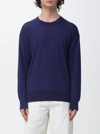 Ami Alexandre Mattiussi Sweater Men Ami Paris In Blue