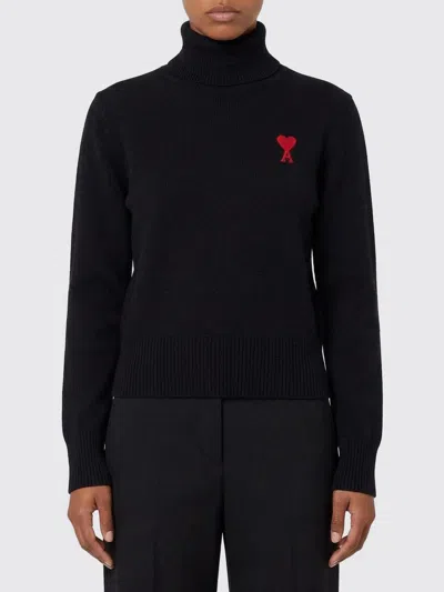 Ami Alexandre Mattiussi Sweater Woman Ami Paris In Black