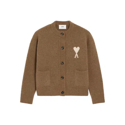 Ami Alexandre Mattiussi Sweaters Brown