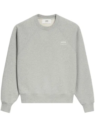 Ami Alexandre Mattiussi Ami Paris Sweatshirts In Grey