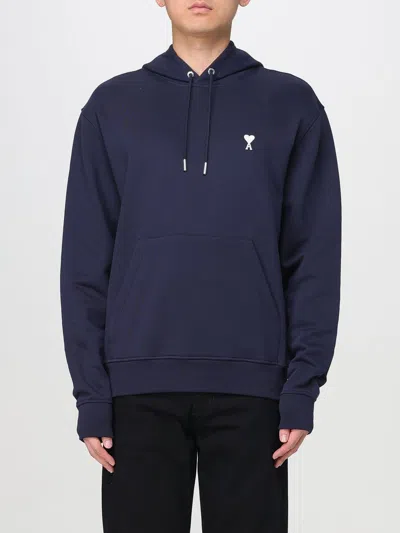 Ami Alexandre Mattiussi Jumper Ami Paris Men In Blue