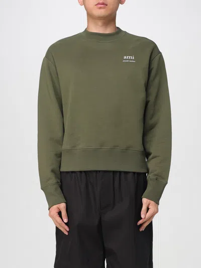 Ami Alexandre Mattiussi Sweatshirt Ami Paris Men Color Green