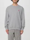 Ami Alexandre Mattiussi Ami De Coeur Crewneck Sweatshirt In Grau