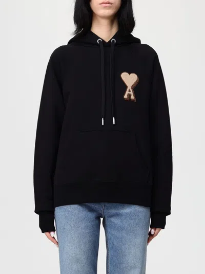 Ami Alexandre Mattiussi Sweatshirt Ami Paris Woman Color Black