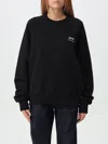 AMI ALEXANDRE MATTIUSSI SWEATSHIRT AMI PARIS WOMAN COLOR BLACK,G00360002