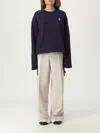 Ami Alexandre Mattiussi Sweatshirt Ami Paris Woman Color Blue In Blue