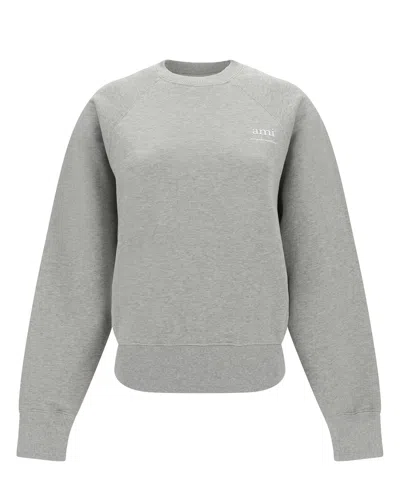 Ami Alexandre Mattiussi Sweatshirt In Grey
