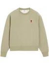 Ami Alexandre Mattiussi Ami De Coeur Sweatshirt Green Unisex In Heather Sage
