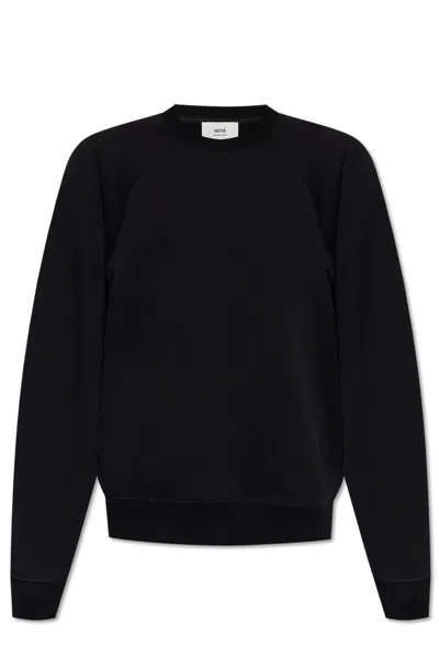 Ami Alexandre Mattiussi Sweatshirt With Logo In Black