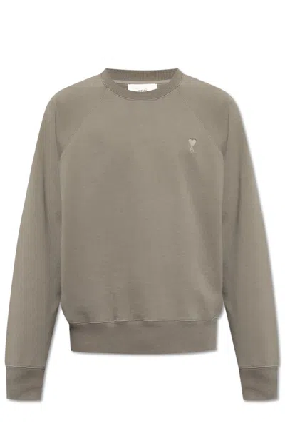 AMI ALEXANDRE MATTIUSSI AMI ALEXANDRE MATTIUSSI SWEATSHIRT WITH LOGO