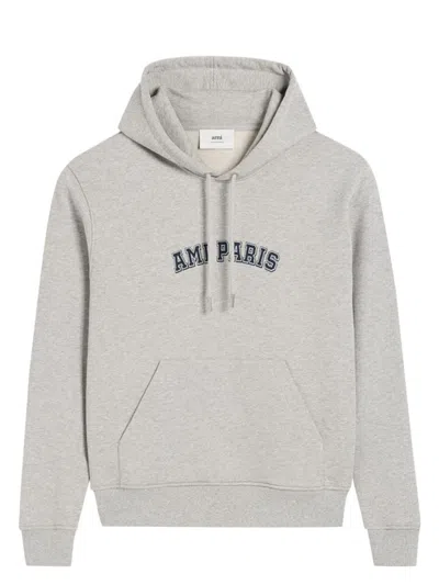 AMI ALEXANDRE MATTIUSSI SWEATSHIRT WITH LOGO