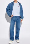Ami Alexandre Mattiussi Ami De Caur Crewneck Sweatshirt In Light Blue