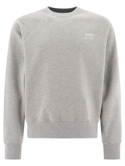 Ami Alexandre Mattiussi Sweatshirts In Grey