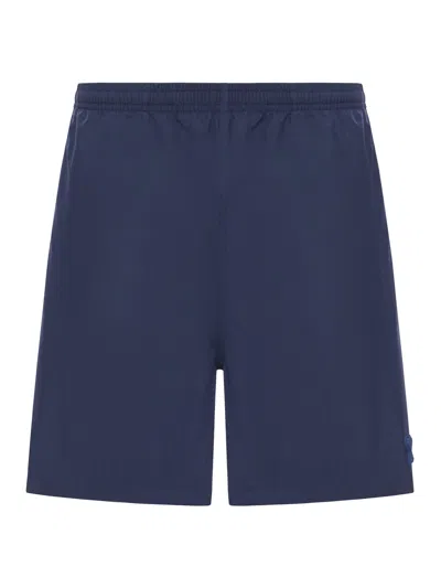 Ami Alexandre Mattiussi Swimsuit With Applied Logo In Blue