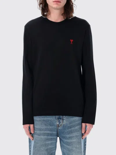 Ami Alexandre Mattiussi T-shirt Men Ami Paris In Black