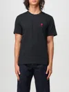 Ami Alexandre Mattiussi T-shirt Ami Paris Men Color Black In Schwarz