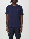 Ami Alexandre Mattiussi T-shirt Ami Paris Men Color Blue