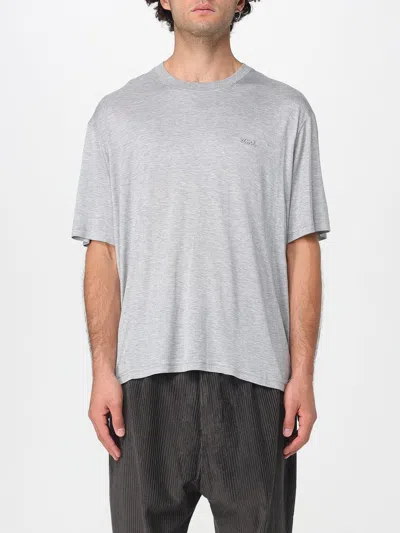 Ami Alexandre Mattiussi T-shirt Ami Paris Men Color Grey In Gray