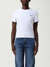 Ami Alexandre Mattiussi T-shirt Ami Paris Woman Color White In White